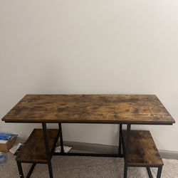 Rustic Industrial TV Stand / Console Table - Fits up to 50” TVs