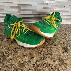 Basketball shoes Used Adidas Dame Lillard Green Sneakers Size 10