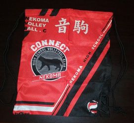 Haikyuu Nekoma Cosplay Bag