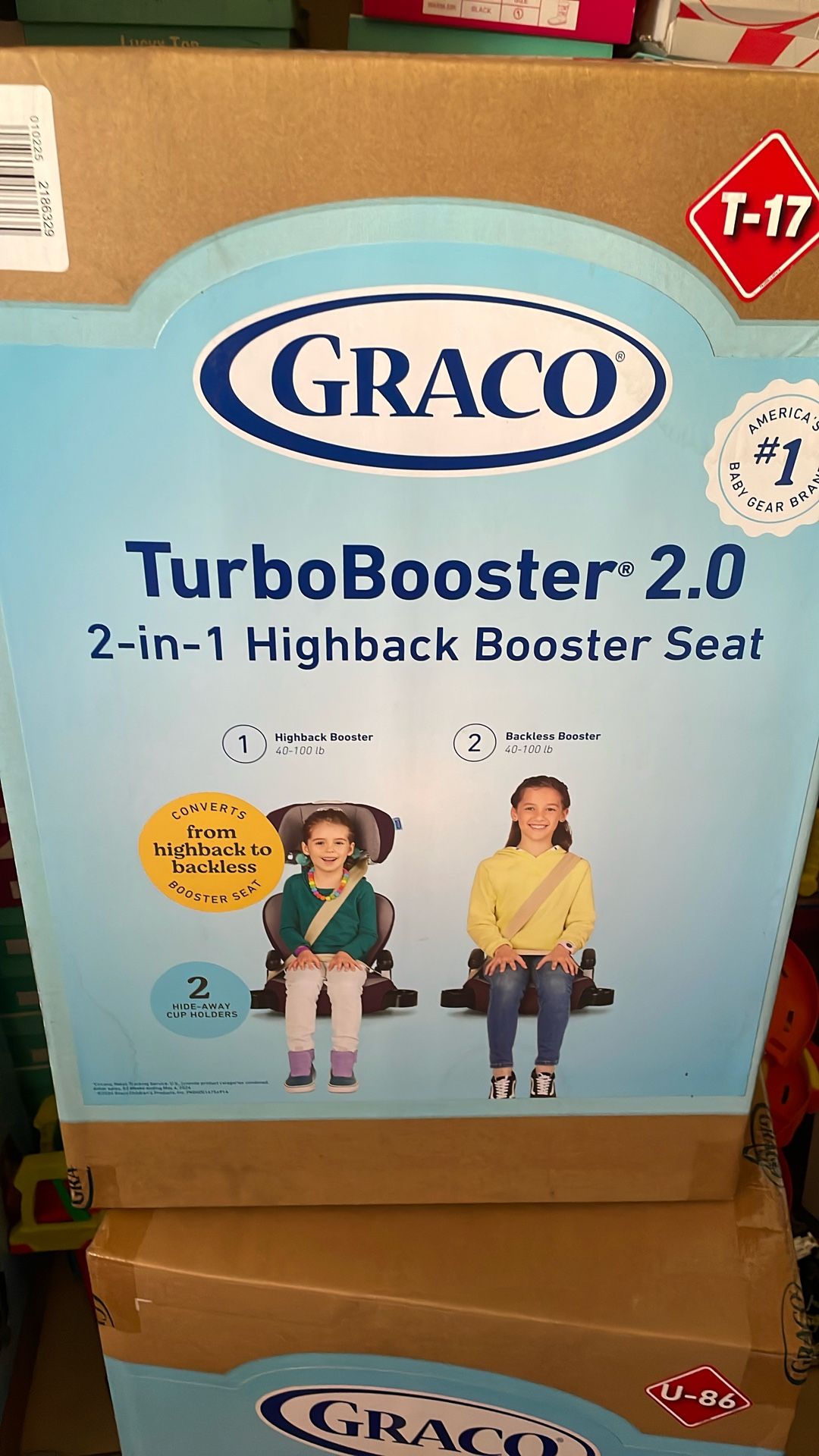 TurboBooster 2.0 2-1 High Booster Seat