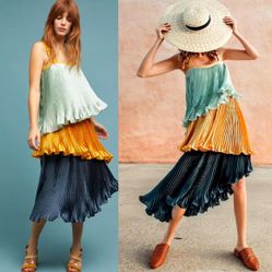 NWT Anthropologie Guapa Pleated Dress for Sale in Seattle WA OfferUp