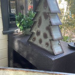 Rustic Modern Farmhouse William Sonoma Lit Tree