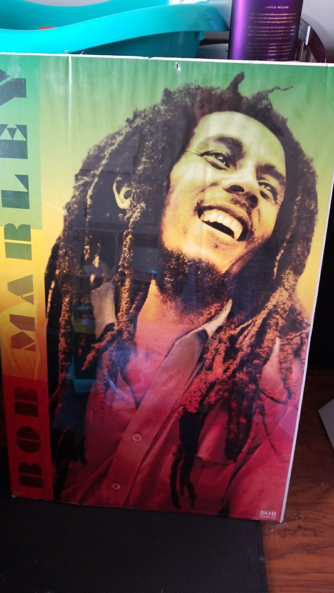 Large bob Marley cardboard poster