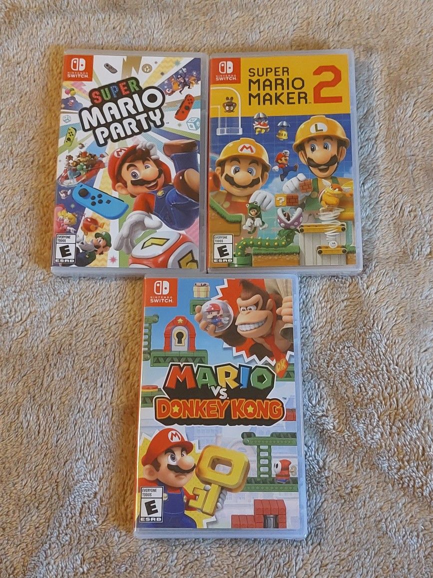 Mario Games Nintendo Switch BRAND NEW