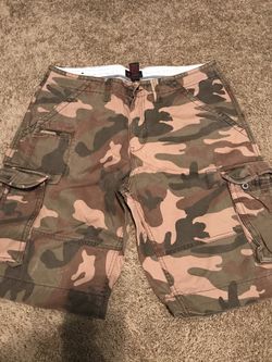 Camo print shorts