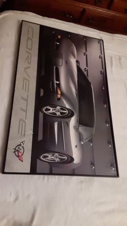 Corvette framed art work