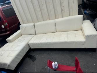 Leather couch