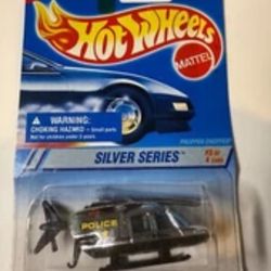hot wheels silver series police propper chopper #3 of 4 cars