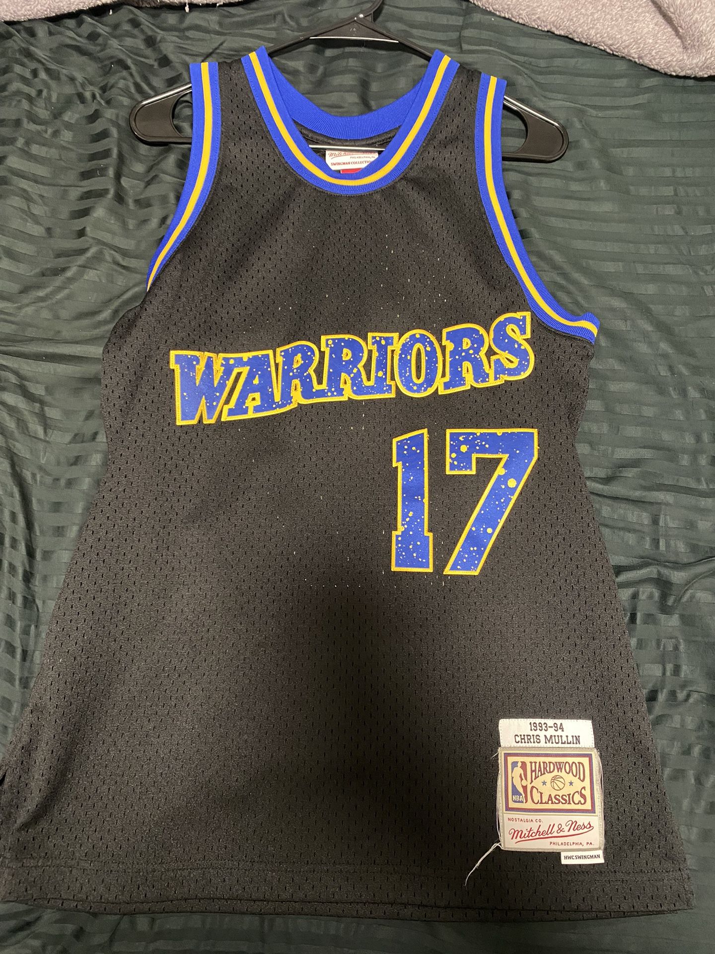 HardWood Classic NBA Retro Chris Mullen Warriors Jersey