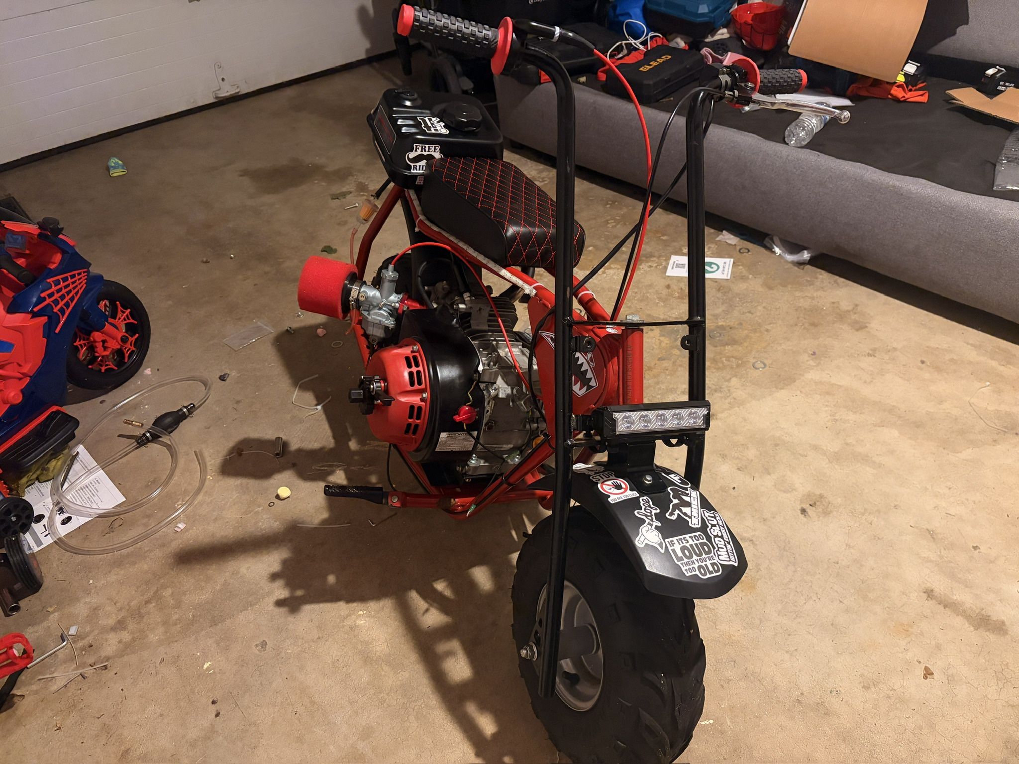 Cc100x Mini bike With Predator 212cc Swap