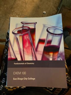 Chem 100 fundamentals of chemistry San Diego city college Pearson collections