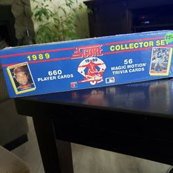 1989 Score Collectors Set Baseball Cards. Never Opened