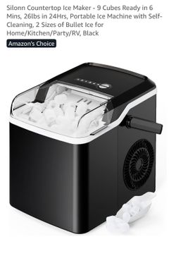 Ice maker, open box