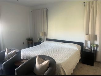 King Bed frame with night stands