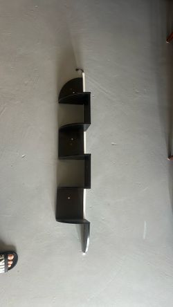 Black Hangin Corner LED shelving