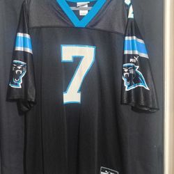 Vintage 90s Puma Steve Beuerlein Carolina Panthers Jersey - Size XL (48)