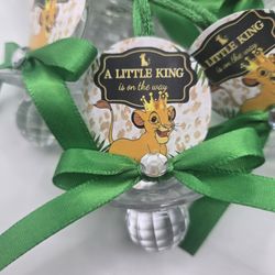 The Lion King Baby Shower Pacifiers Guest Favor Necklaces