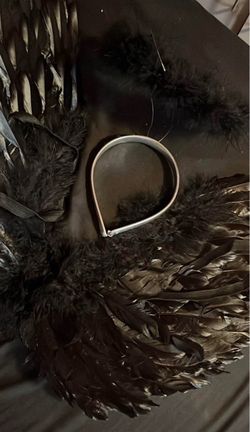 Black Angel Halo, Wings, and 2 Cat Ears