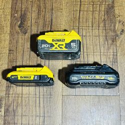 DeWALT Broken Batteries (READ DESCRIPTION)