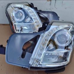 03-07 Cadillac CTS LED Projector Headlights Luces Focos Micas Faros Faroles Headlamps 