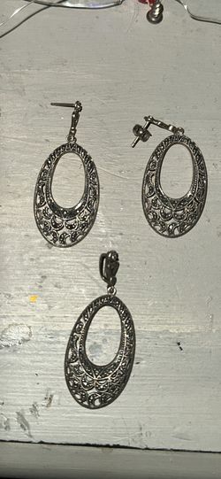 Earrings And Pendant