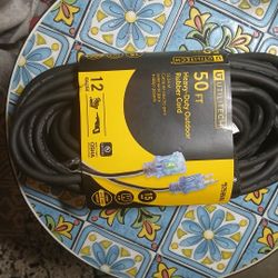 Utilitech 50ft Heavy Duty Outdoor Rubber Cord
