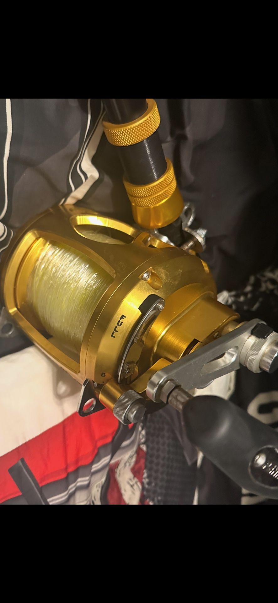 Penn International 80 VISW On Custom Calstar Bent Butt Fishing