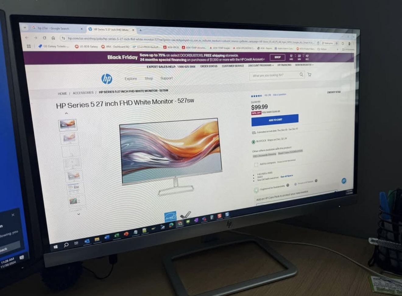 HP Series 5 27 inch FHD Computer / Laptop Monitor