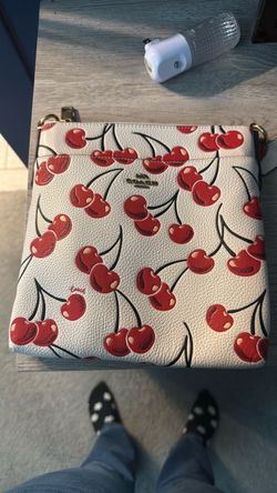 Coach cherry messenger bag small
