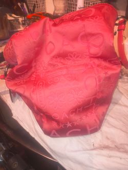 genuine vintage Coach Poppy Graffiti Glam Tote.