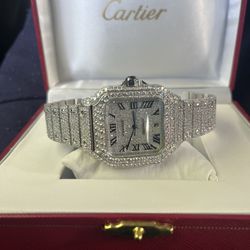 Cartier Watch Iced Out 