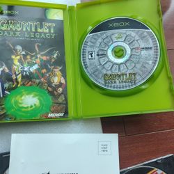Gauntlet Dark Legacy Original Xbox And Halo Steal box And 12 Other Games 