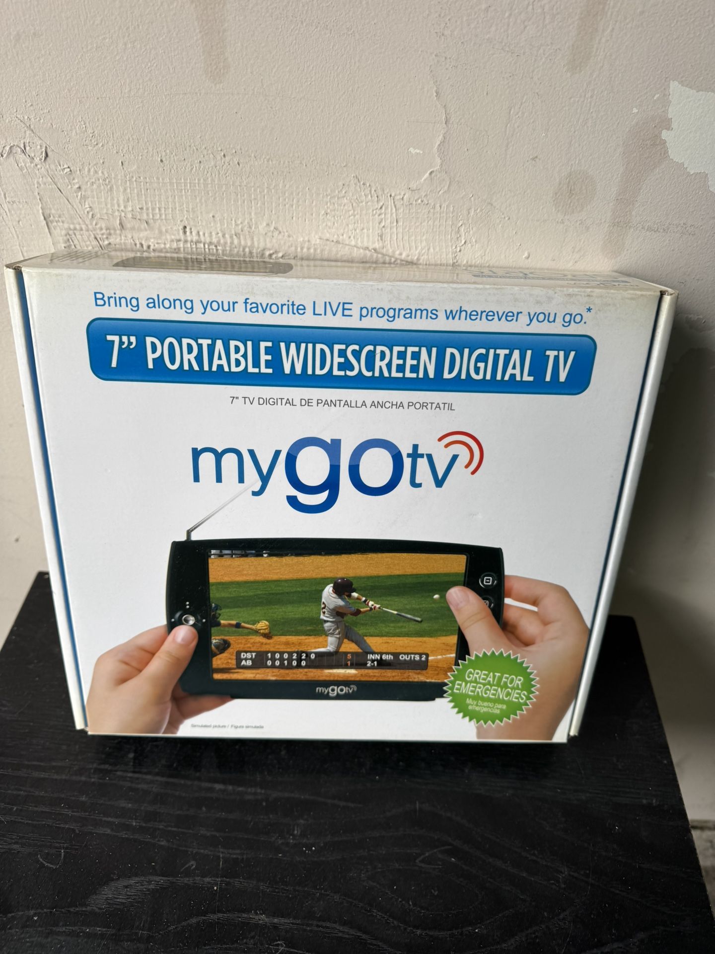 MyGoTV 7" Portable Widescreen Digital TV