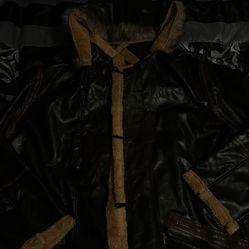 Men Brown Winter Jacket