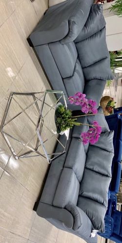 Darcy Mocha / Stone / Cafe /Sky /Cobblestone / Black / Blue / Steel / Salsa colors Living Room Set (SOFA and LOVESEAT)