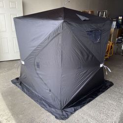 Ice fishing Tent, 2 Person Camping Shelter, Pop-Up Portable Tent, Waterproof. $70.00 FIRM!!
