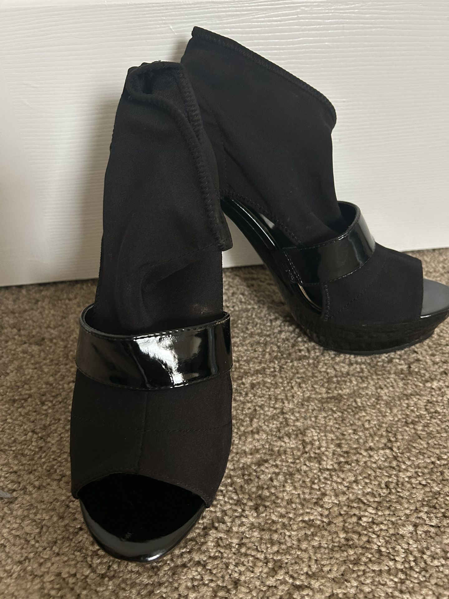 Black Platform Heels
