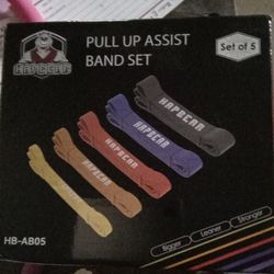 Pull up assist band set 5 pack
