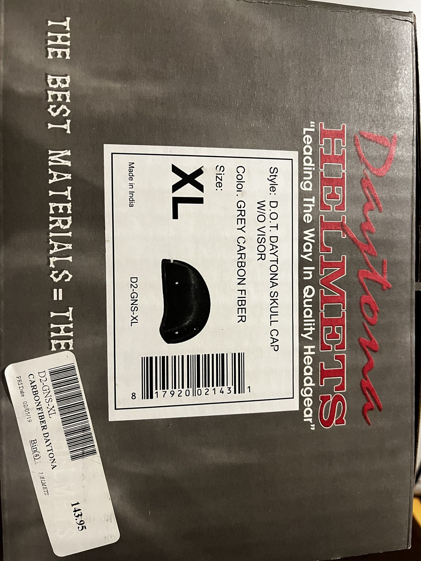 XL Carbon Fiber Motorcycle Helmet