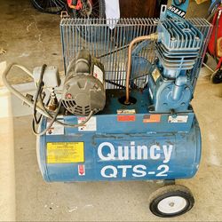 Quincy QTS-2 High Capacity 2-stage Air Compressor w/ Dayton Motor