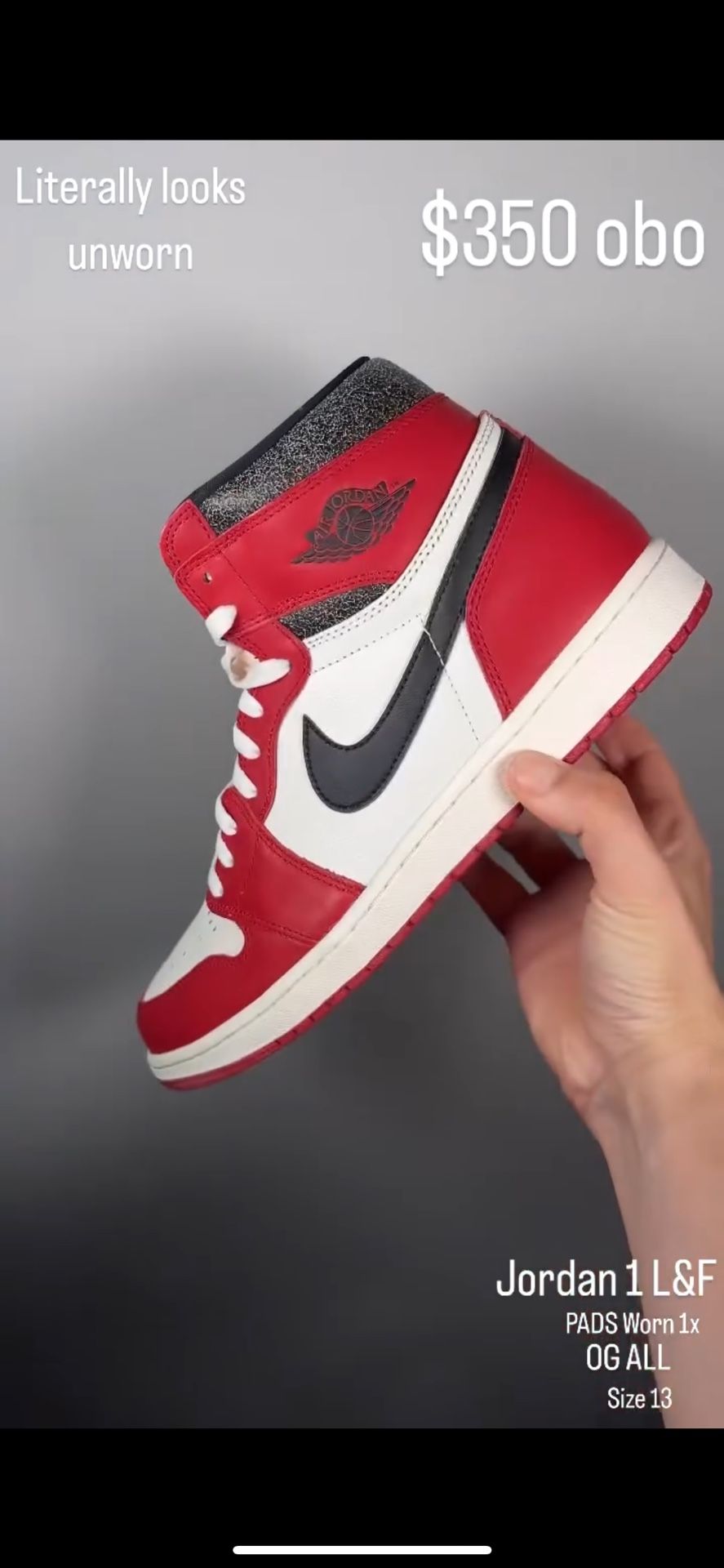 JORDAN 1 Lost and found