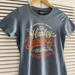 Harley Davidson Bedazzled T-shirt Womens