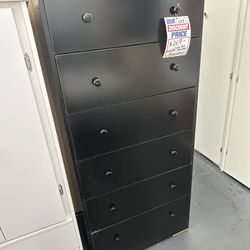 6 Drawers Tall Chest Available In Different Colors 