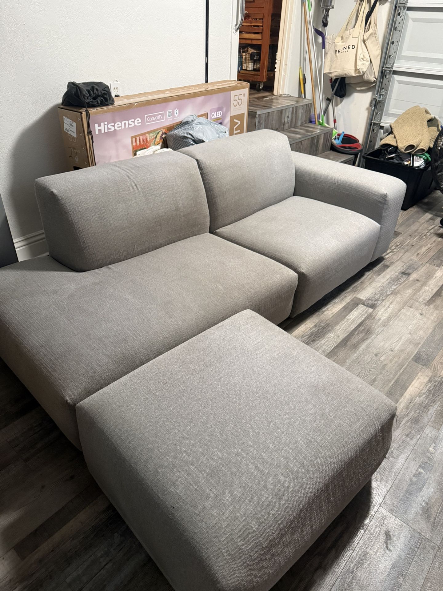 FREE Gray Sectional Couch