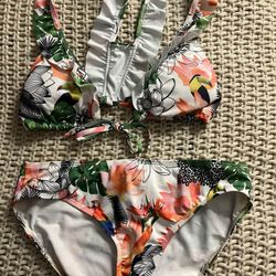Floral bikini (Large) one time use