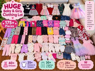 HUGE Baby & Girls Clothing Collection – 175+ Pieces