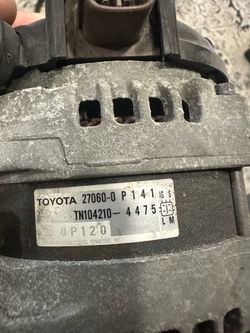 Toyota 3.5 alternator