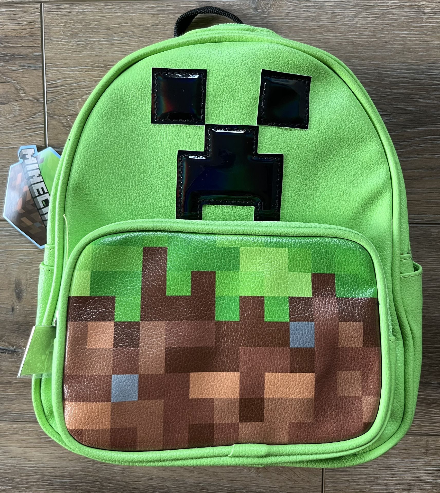New! Minecraft Creeper Mini Backpack