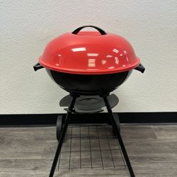 Portable Charcoal Grill (17”) - Brand New