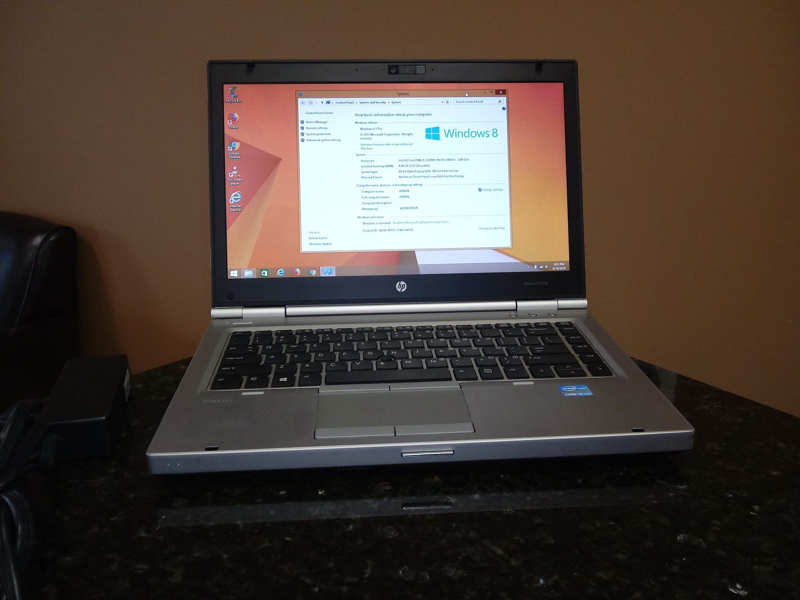 HP Aluminum Series Intel i5 Professional Book Laptop NoteBook